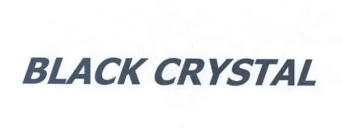 Trademark Logo BLACK CRYSTAL