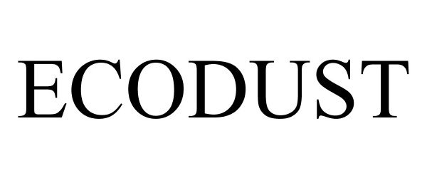 Trademark Logo ECODUST