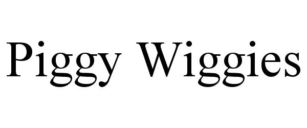  PIGGY WIGGIES