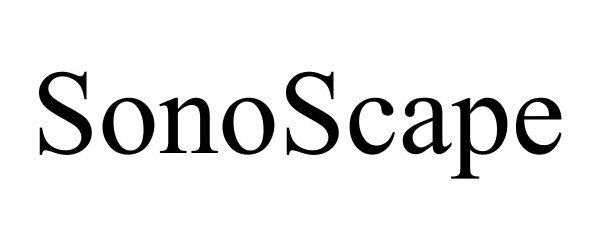 Trademark Logo SONOSCAPE