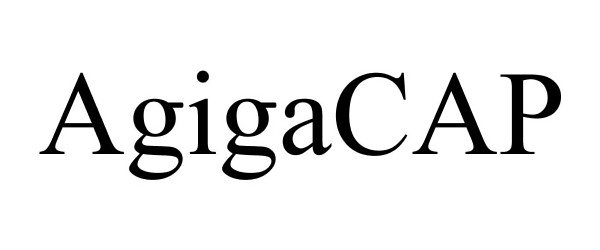 Trademark Logo AGIGACAP
