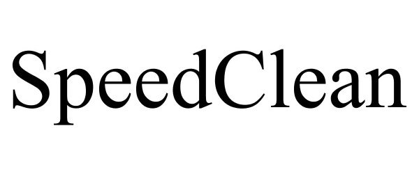 Trademark Logo SPEEDCLEAN