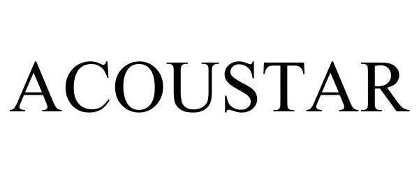 Trademark Logo ACOUSTAR