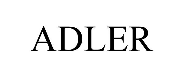 Trademark Logo ADLER