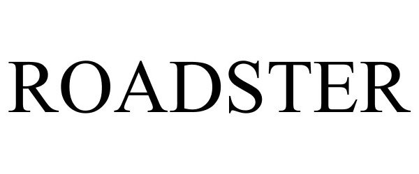Trademark Logo ROADSTER