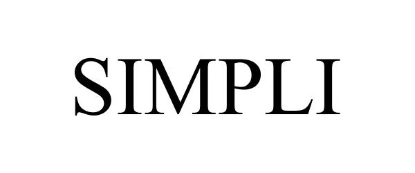 Trademark Logo SIMPLI