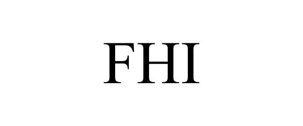 Trademark Logo FHI