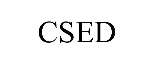 Trademark Logo CSED