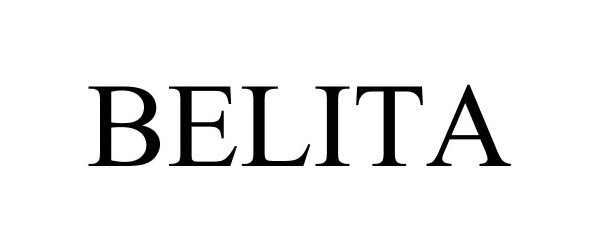 Trademark Logo BELITA