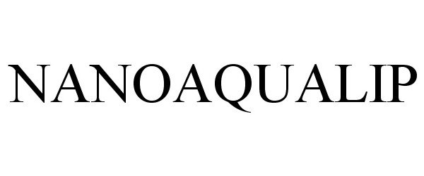 Trademark Logo NANOAQUALIP