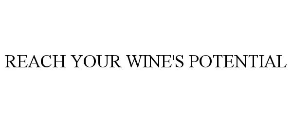  REACH YOUR WINE'S POTENTIAL