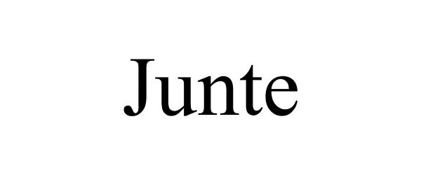 Trademark Logo JUNTE