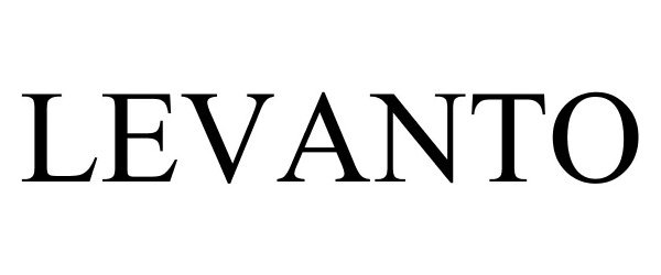 Trademark Logo LEVANTO