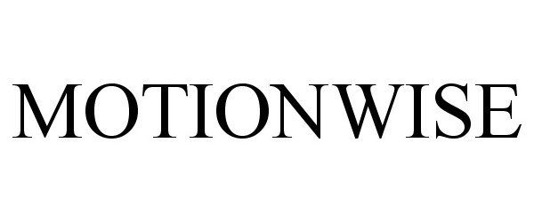 Trademark Logo MOTIONWISE