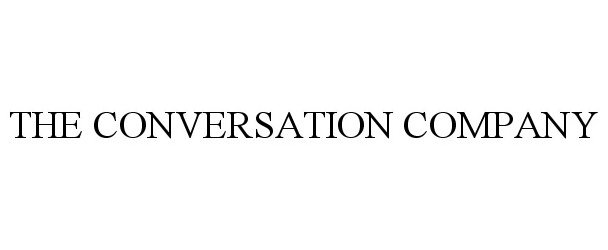 Trademark Logo THE CONVERSATION COMPANY