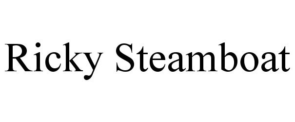 Trademark Logo RICKY STEAMBOAT