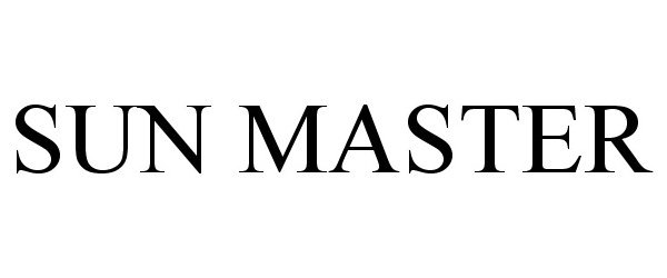 Trademark Logo SUN MASTER