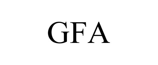 Trademark Logo GFA
