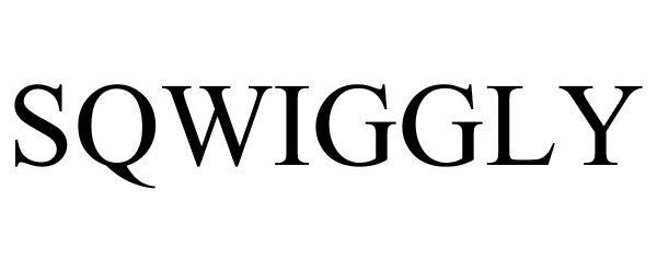 Trademark Logo SQWIGGLY