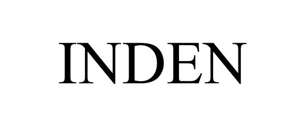 Trademark Logo INDEN