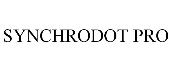Trademark Logo SYNCHRODOT PRO