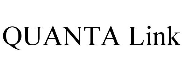 Trademark Logo QUANTA LINK
