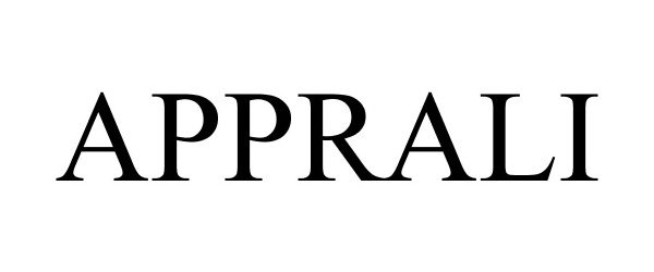 Trademark Logo APPRALI
