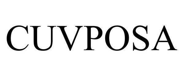Trademark Logo CUVPOSA
