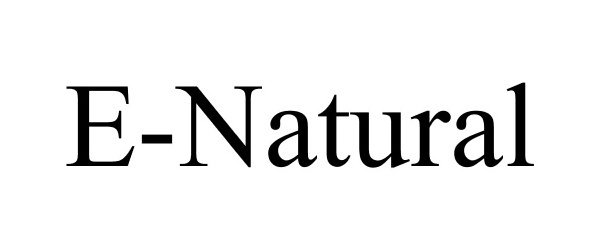Trademark Logo E-NATURAL