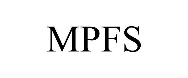 Trademark Logo MPFS