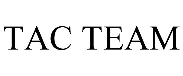 Trademark Logo TAC TEAM