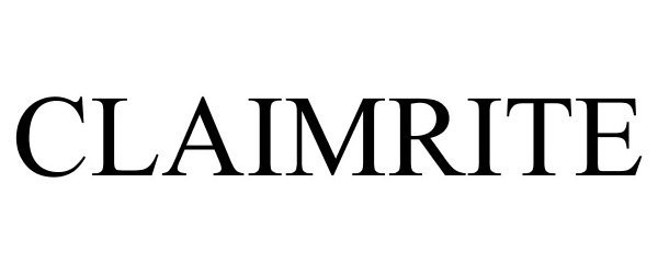 Trademark Logo CLAIMRITE
