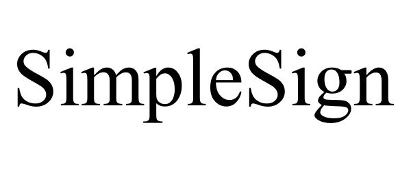  SIMPLESIGN