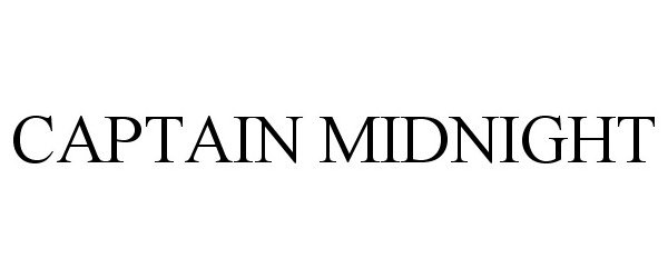 Trademark Logo CAPTAIN MIDNIGHT