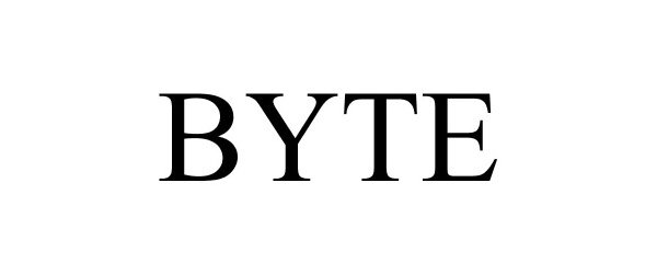 Trademark Logo BYTE