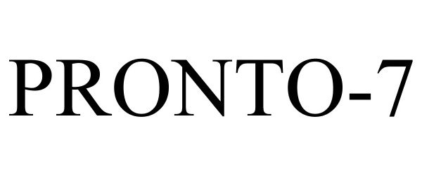 Trademark Logo PRONTO-7