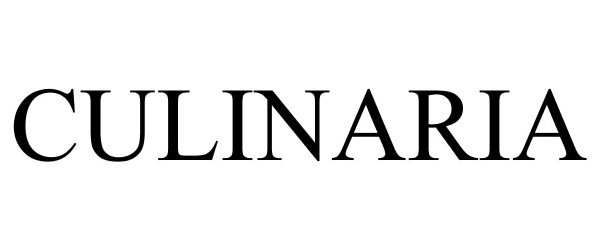 Trademark Logo CULINARIA