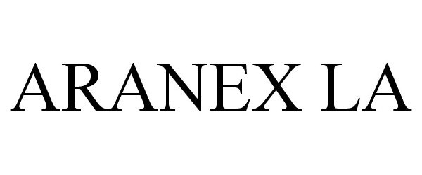 Trademark Logo ARANEX LA