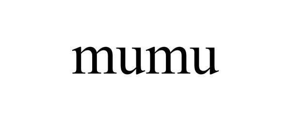 Trademark Logo MUMU