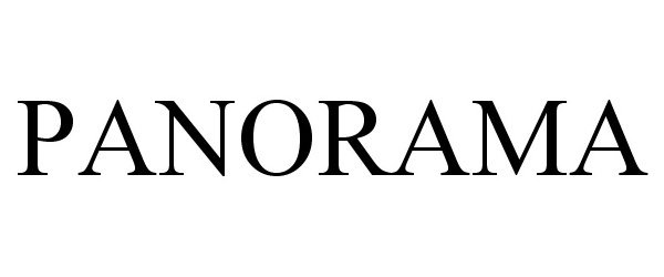 Trademark Logo PANORAMA