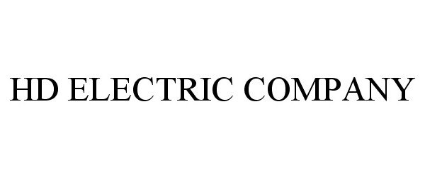  HD ELECTRIC COMPANY