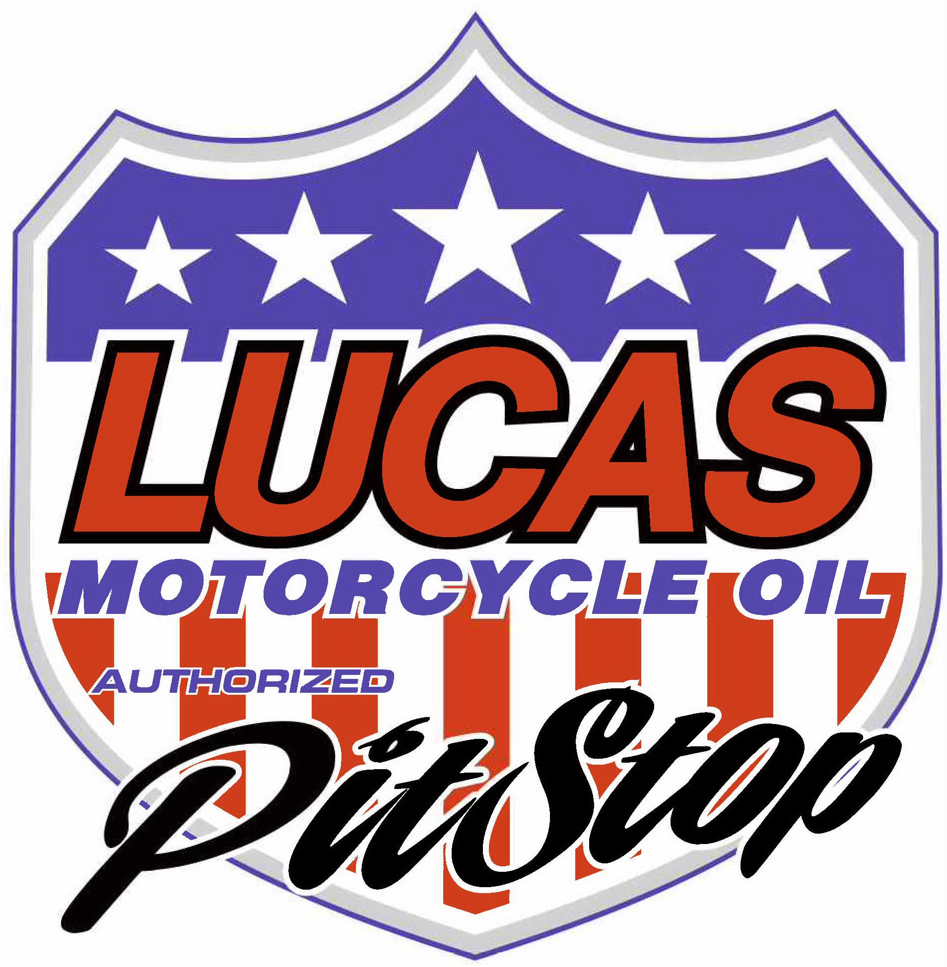  LUCAS MOTORCYCLE OIL AUTHORIZED PIT STOP