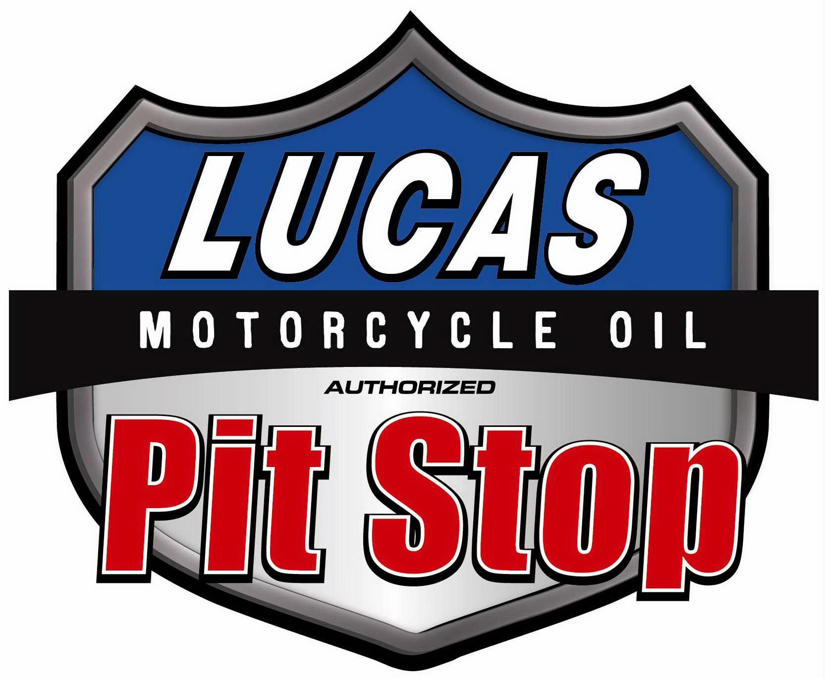  LUCAS MOTORCYCLE OIL AUTHORIZED PIT STOP