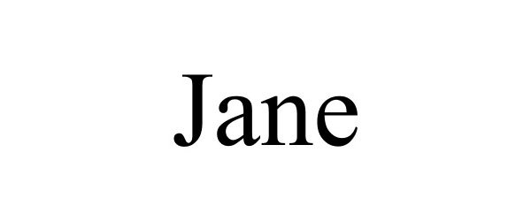 Trademark Logo JANE