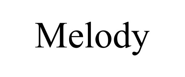 Trademark Logo MELODY