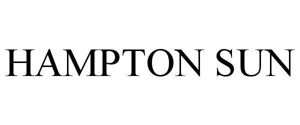 Trademark Logo HAMPTON SUN