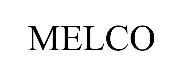 Trademark Logo MELCO