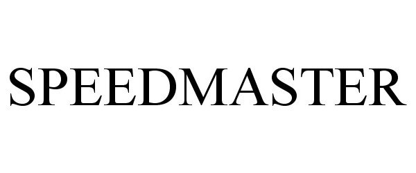 Trademark Logo SPEEDMASTER