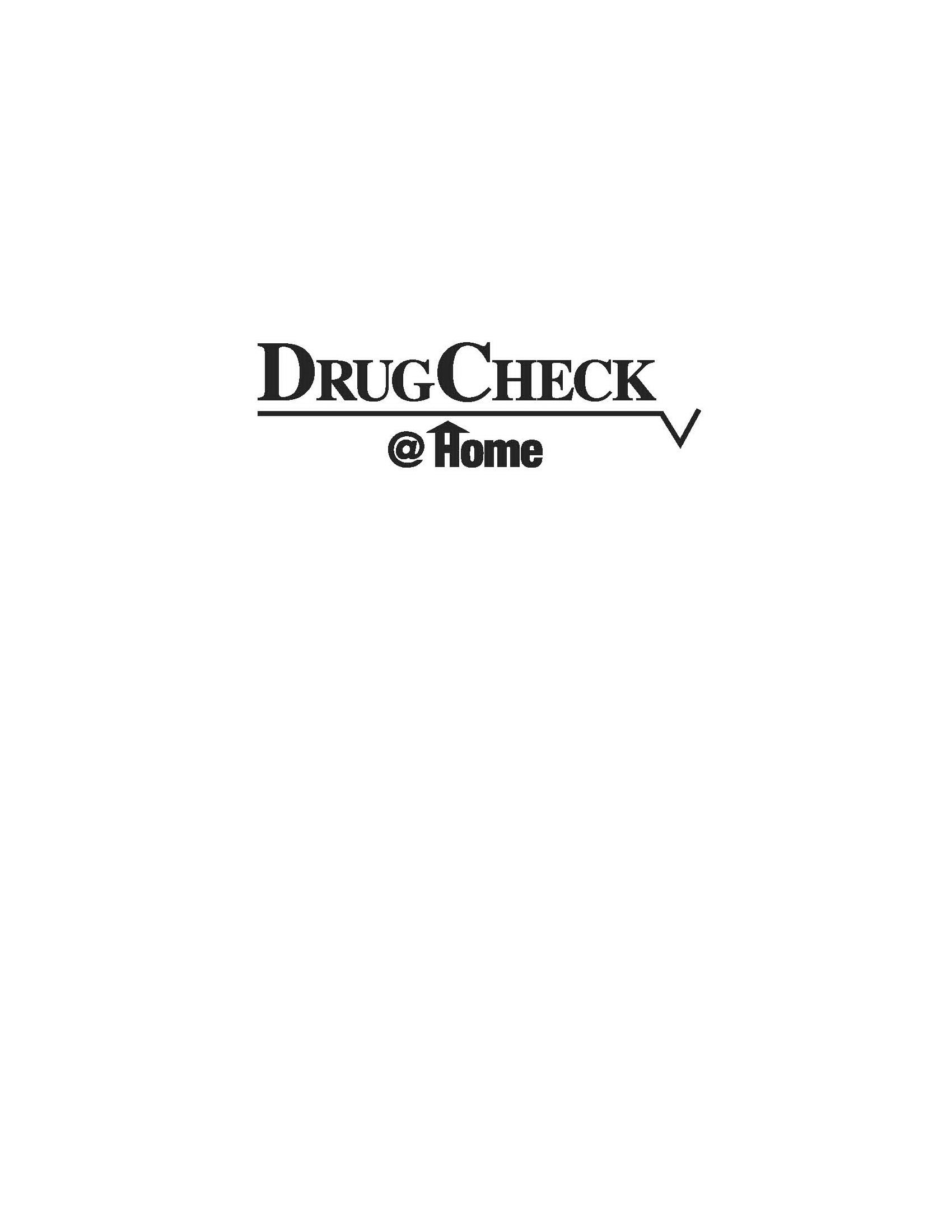 Trademark Logo DRUGCHECK @ HOME