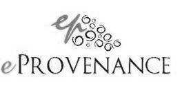 Trademark Logo EPROVENANCE EP